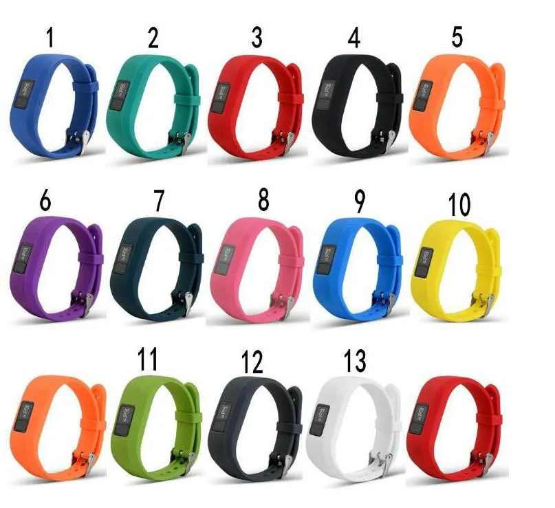 DHL Fast Ship New Soft Silicone Replacement Wrist Watch Band Strap for Garmin Vivofit3 Vivofit 3 Smart Watch