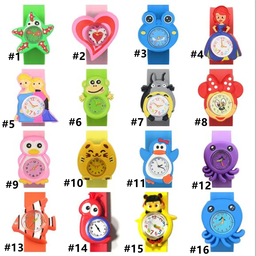 Cartoon Animal Silicone Smart Watches for Children Kids Animation Pat Watch 22mm Waterproof Wearable Children's Electronic Watches Wholesale