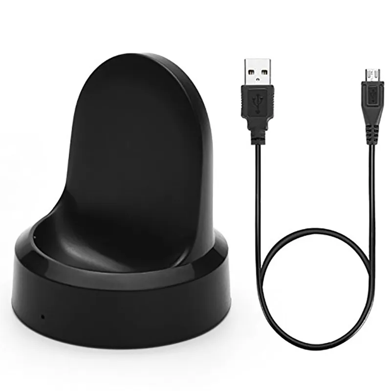 Wireless Fast Charger Dock with Cable For Samsung Gear S4 S3 S2 42mm 46mm Smart Watch Charging Base Cord Lines dreamcatchers