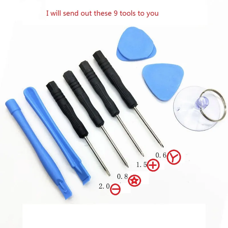 Cell Phone Reparing tools 9 8 in 1 Repair Pry Kit Opening Tools Pentalobe Torx Slotted screwdriver For Apple iPhone 4 4S 5 5s 6 7 