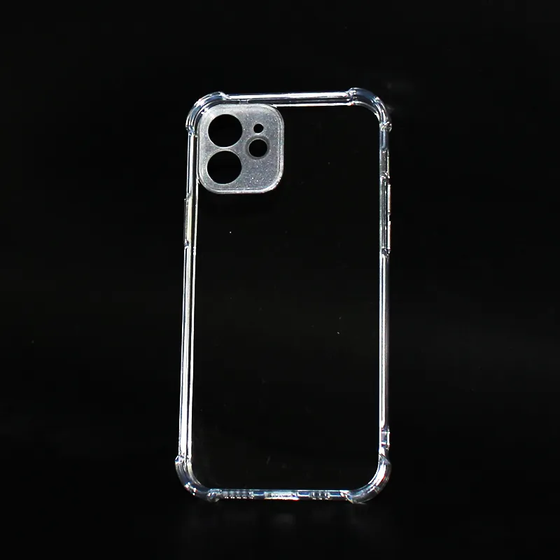 Transparent 1.5MM Acrylic Cell Phone Cases Four Corners Shockproof Fine Hole Clear Anti-drop Case For Iphone Series