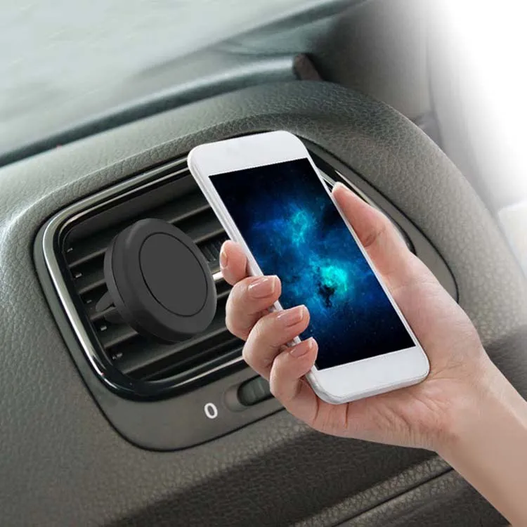 Universal Car Mount Magnetic Air Vent Car Holder for Phones 360 Degree Rotation Stand for Smartphones GPS Auto Accessories in Flat Package