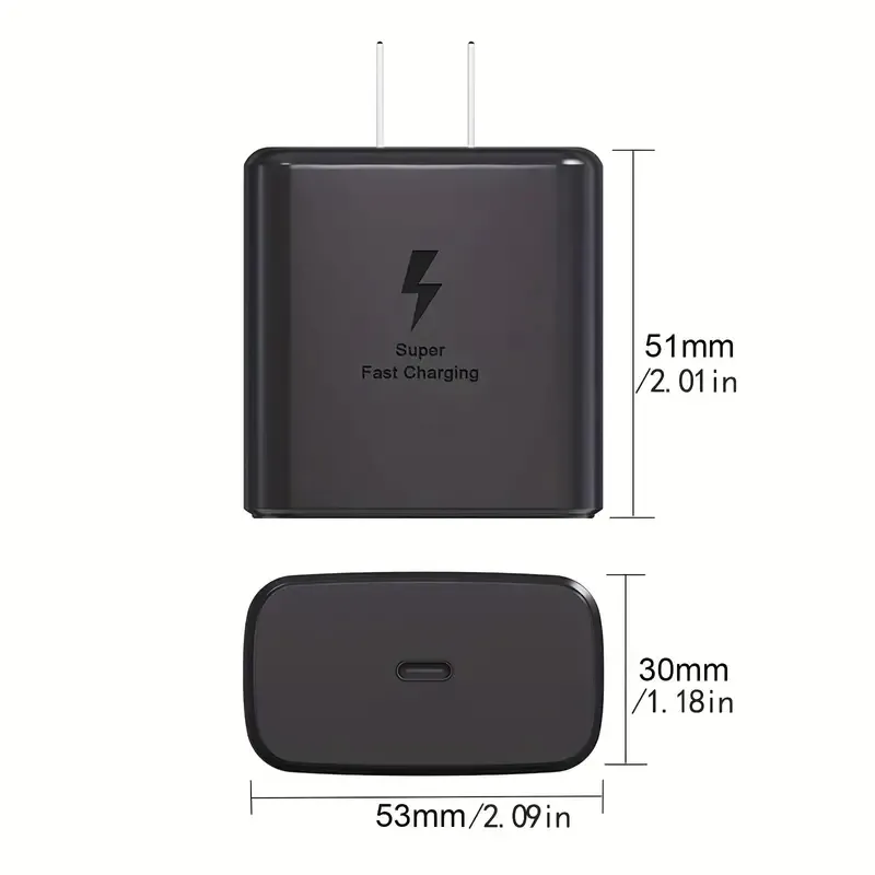 For Samsung S23 Ultra 45W Super Fast Charger Block EP-TA845 PD Adapter with Retail Packaging izeso