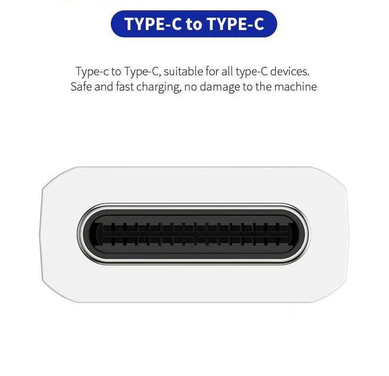 USB C to USB-C Cable 3A Fast Charging Sync Data PD Cables 1M Quick Charger Cord for Samsung Android Phones izeso