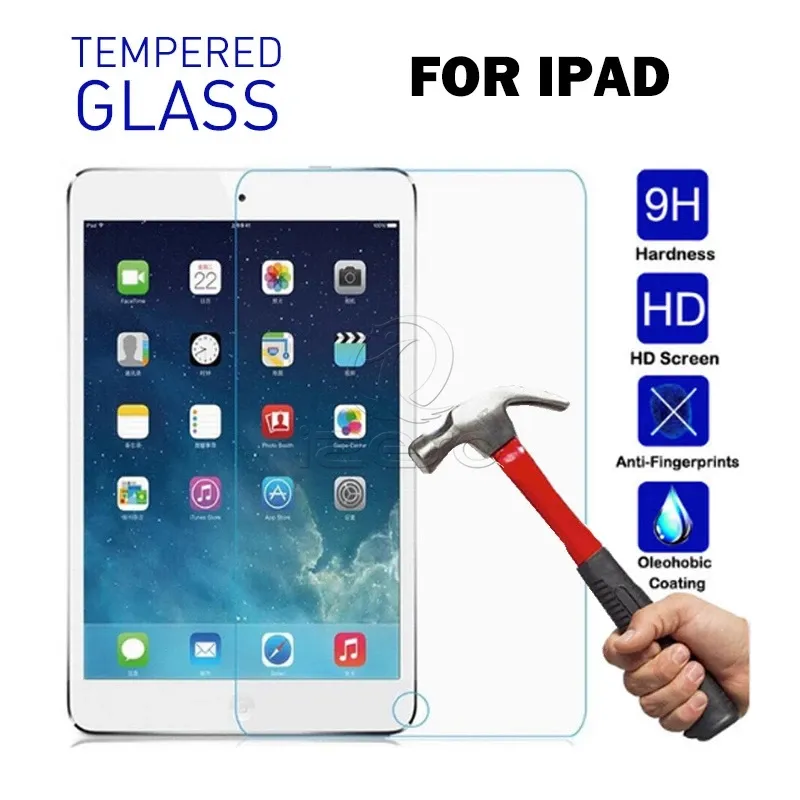 Screen Protector Film for iPad Pro 12.9 11 inch Air 4 Mini 3 5 6 9H Clear 2.5D Tempered Glass izeso