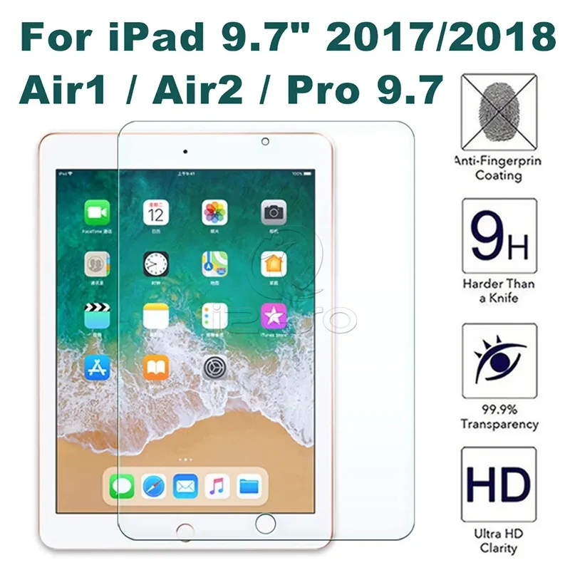 Screen Protector Film for iPad Pro 12.9 11 inch Air 4 Mini 3 5 6 9H Clear 2.5D Tempered Glass izeso