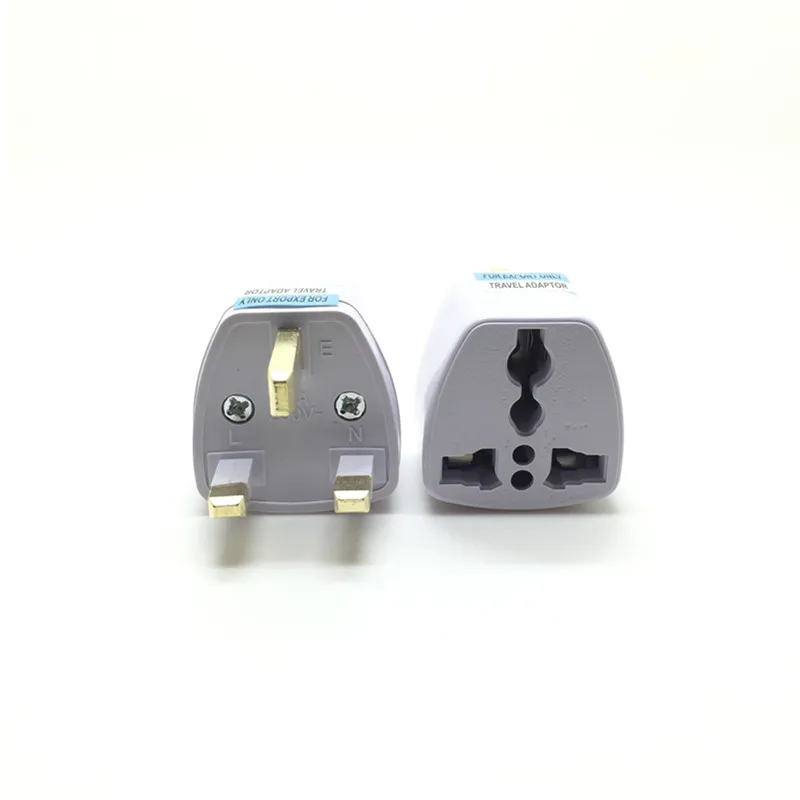 UK Version Travel Converter Charger Transfer AC Power Plug Adapter for UK India Pakistan Singapore 