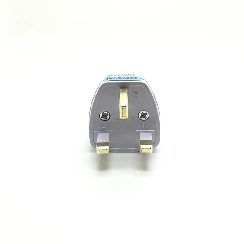 UK Version Travel Converter Charger Transfer AC Power Plug Adapter for UK India Pakistan Singapore 