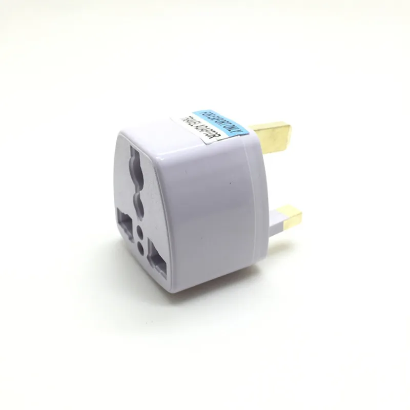 UK Version Travel Converter Charger Transfer AC Power Plug Adapter for UK India Pakistan Singapore 