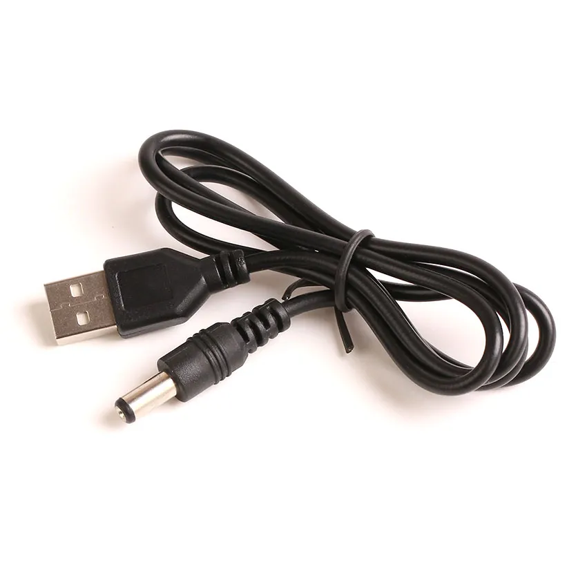 80cm USB Power Charging Cable 5.5mm*2.1mm USB TO DC 5.5*2.1mm Power Cable jack