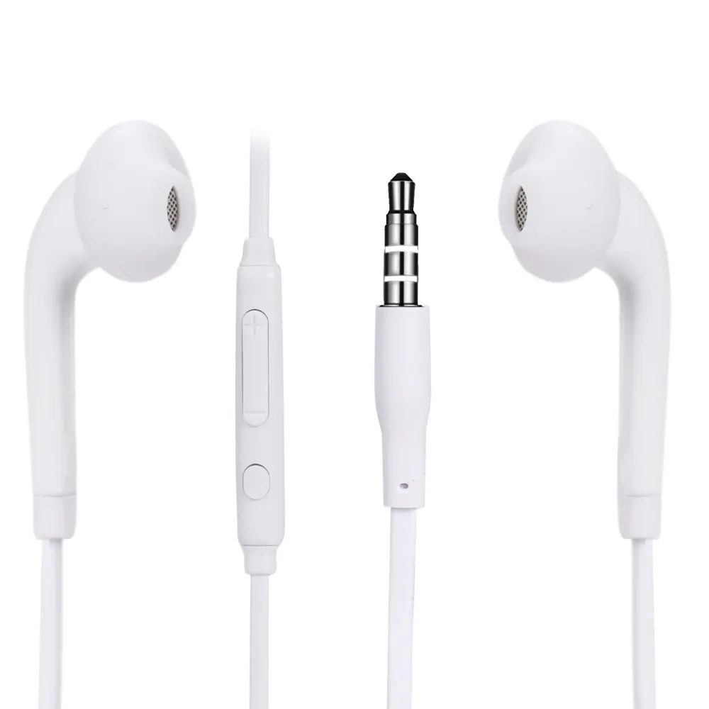 wired Earphones 3.5mm For Samsung Earbuds Galaxy S6 Headphones With Mic Headset Headphone No Package