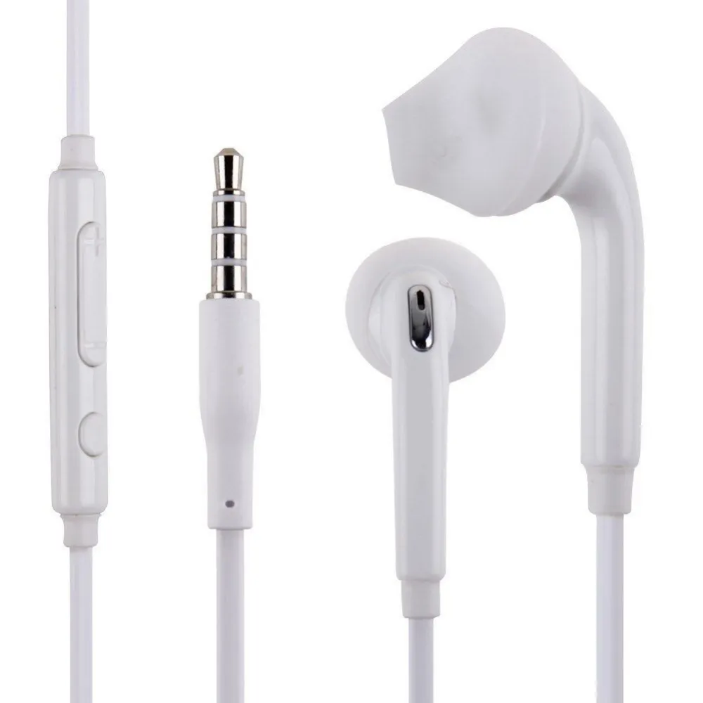 wired Earphones 3.5mm For Samsung Earbuds Galaxy S6 Headphones With Mic Headset Headphone No Package