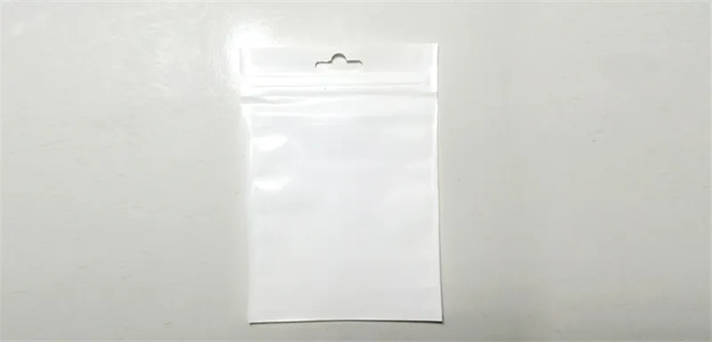 Packages Clear white Pearl Plastic Poly OPP Packing Zipper Zip Lock Retail Packages Cable Case Jewelry Food PVC Plastic bag many size available