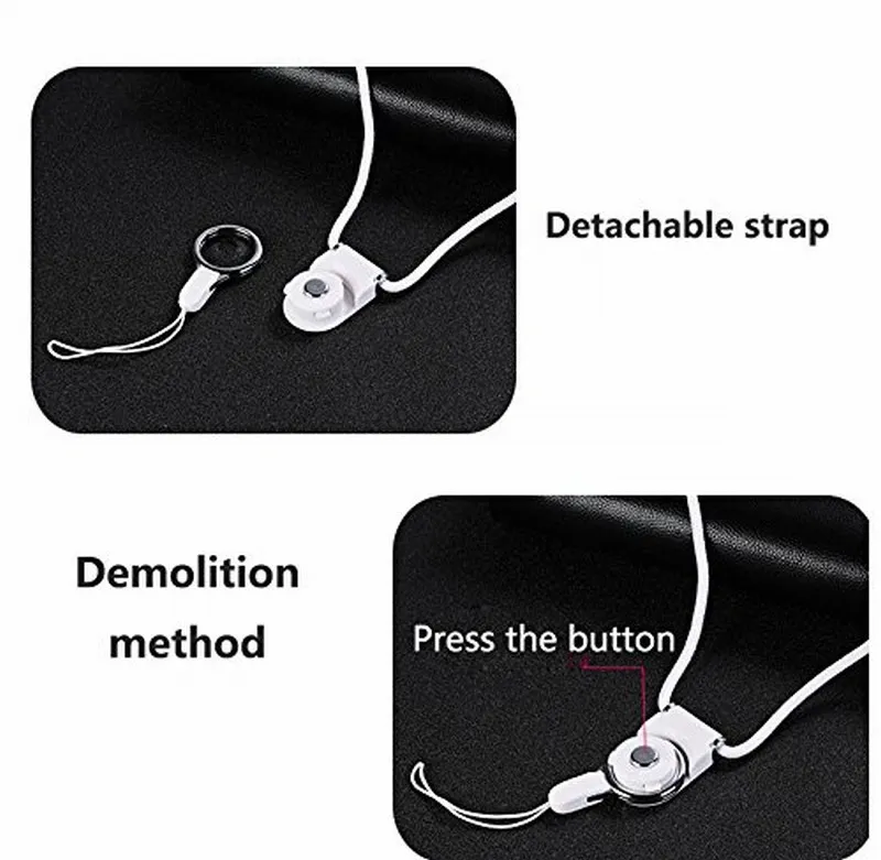 40 cm Cell Phone Mobile Neck Chain Straps Camera Straps Key Keychain Charm DIY Hang Rope Lariat Lanyard