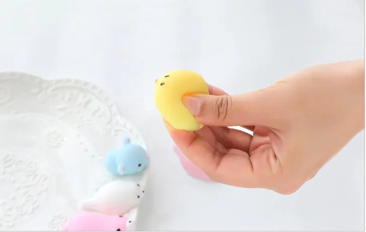 Wholesal Slow Rising Jumbo Toy Bun Toys Animals Cute Kawaii Squeeze Cartoon Toy Mini Squishies Cat Squishiy Fashion Rare Animal Gifts Charms