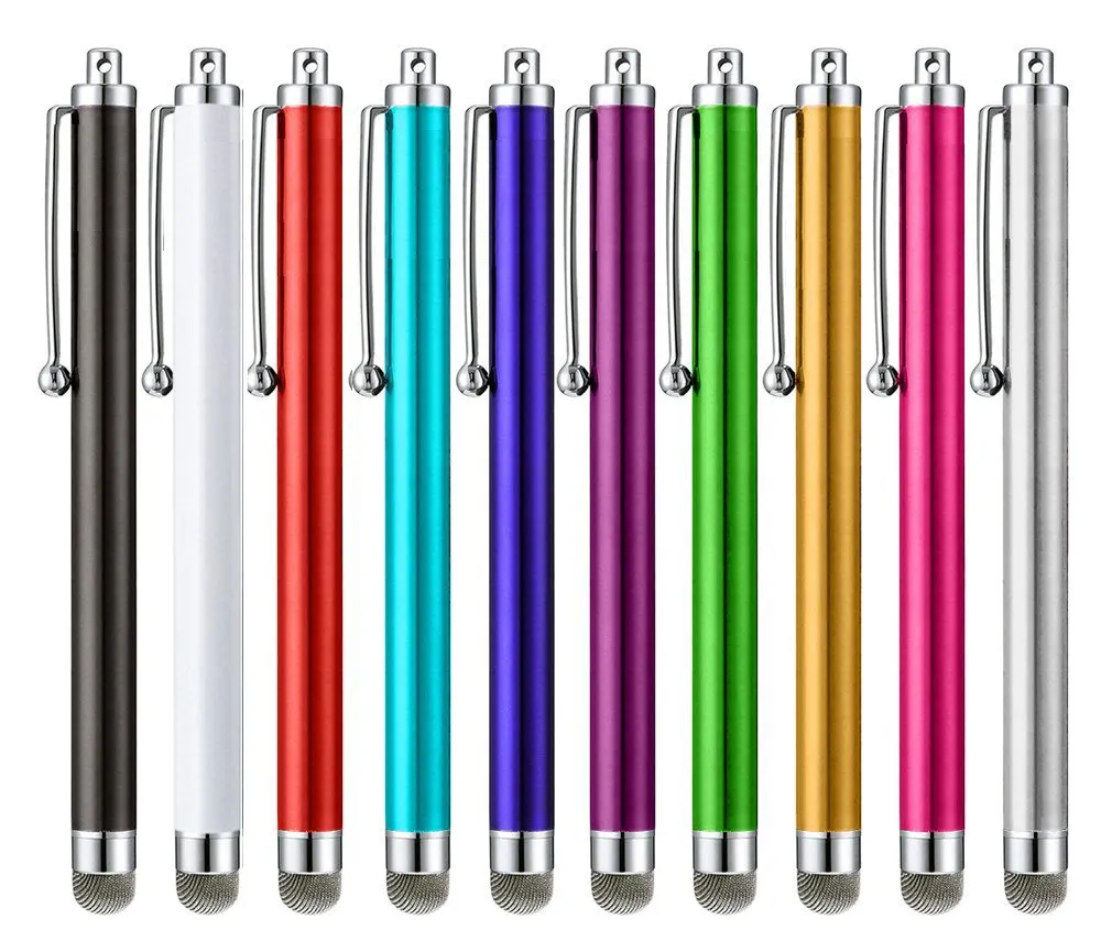 Mesh Fiber Stylus Pen Metal Touch Pens for iphone samsung All Capacitive screen Smart Phone Tablet