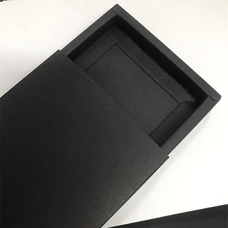 Custom Logo Gift Box for iPhone 8 8Plus Phone Case Retail Luxury Black Blank Kraft Paper Packaging Box