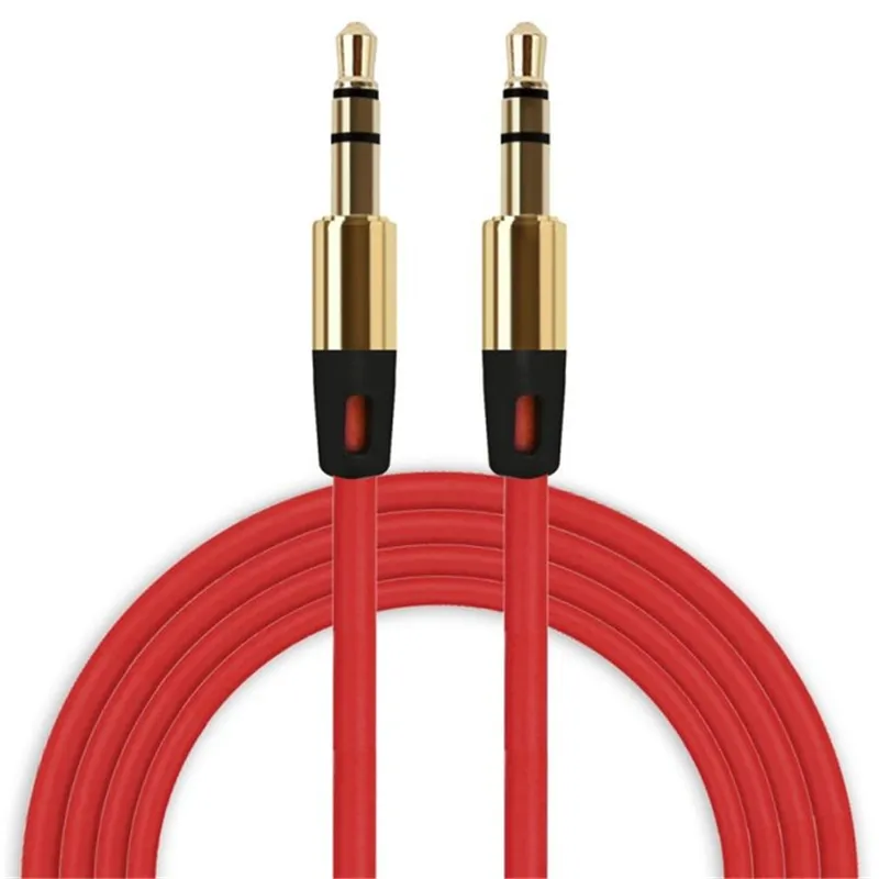 3.5mm AUX Audio Cables Male To Male Stereo Car Extension Audio Cable For MP3 Bluetooth Speaker No Package