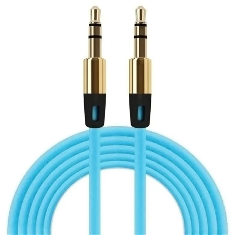 3.5mm AUX Audio Cables Male To Male Stereo Car Extension Audio Cable For MP3 Bluetooth Speaker No Package