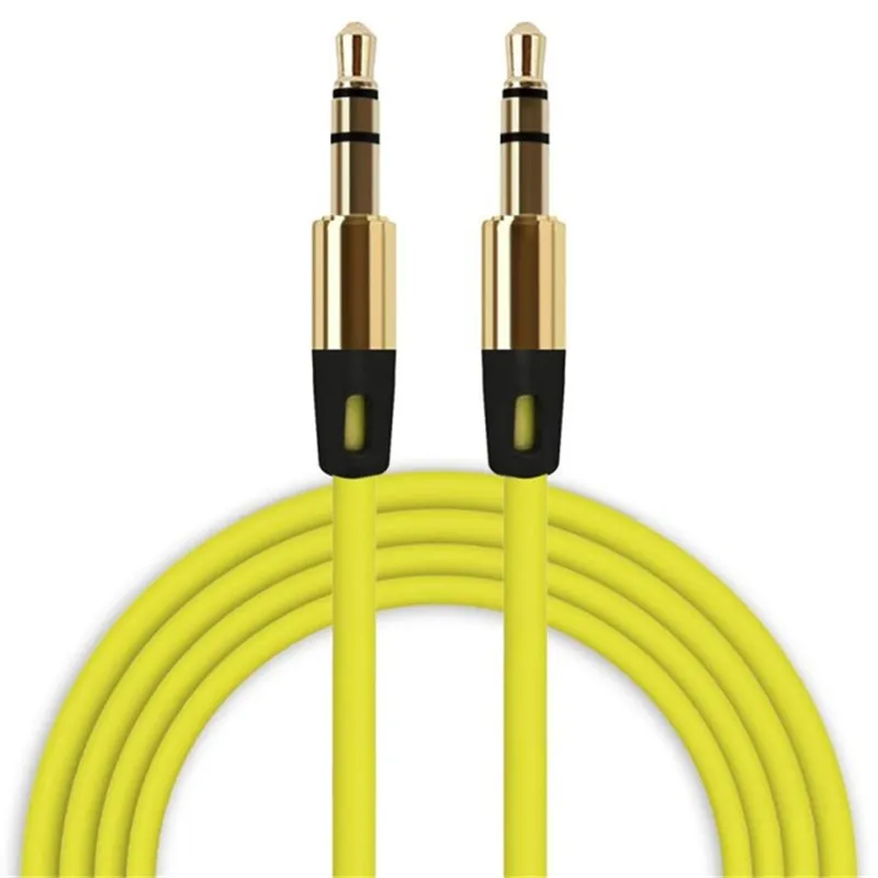 3.5mm AUX Audio Cables Male To Male Stereo Car Extension Audio Cable For MP3 Bluetooth Speaker No Package