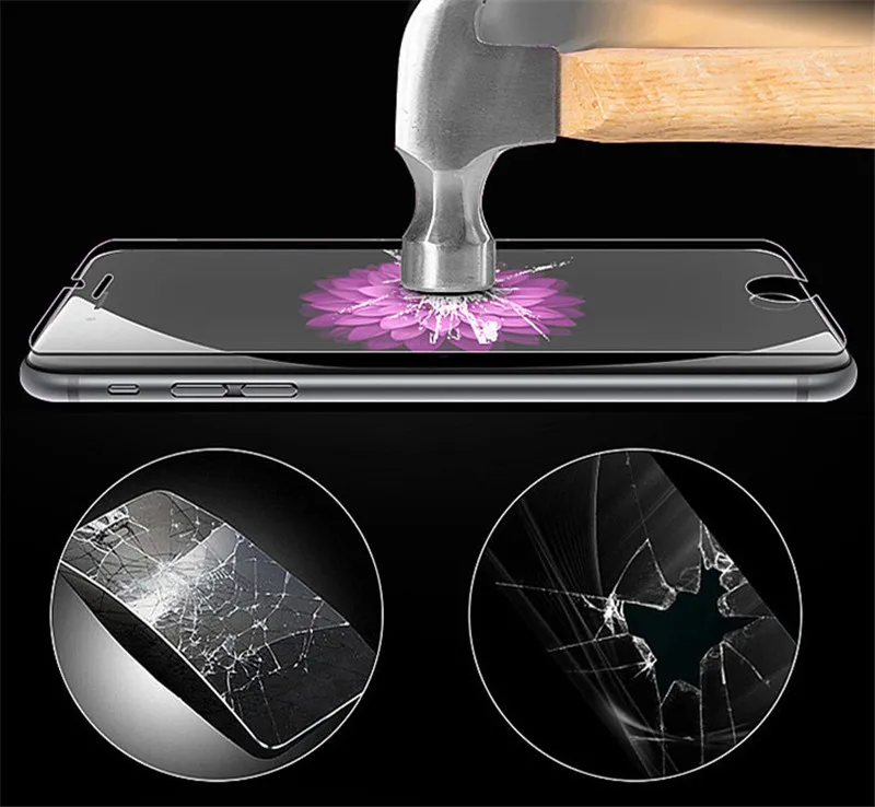 For iPhone 11 Pro Max Tempered Glass iPhone X XS XR 8 Screen Protector For iPhone 7 7 Plus 6 6S Film 0.33mm 2.5D 9H