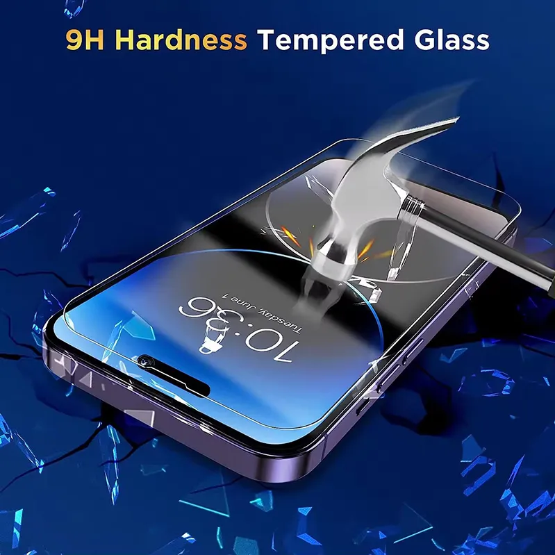 3 Pack HD Tempered Glass for iPhone 15 Pro Max 14 plus 13 12 11 XR 7 8 Samsung A35 A25 A15 5g Screen Protector Anti Scratch