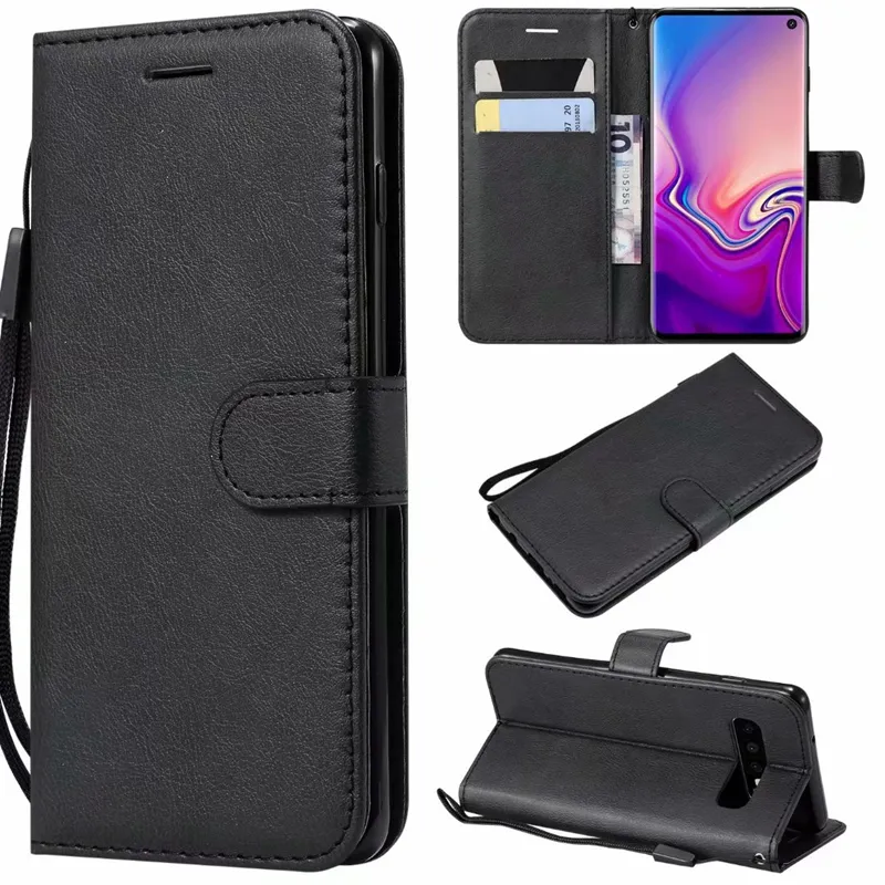 Business Wallet Leather Cases For Samsung A53 A13 A33 A73 A23 A03 Core Xiaomi 12 Pro Redmi note 11 4G Poco X4 M4 Pro 5G Flip Cover ID Card Slot Smart Phone Purse Pouch Strap