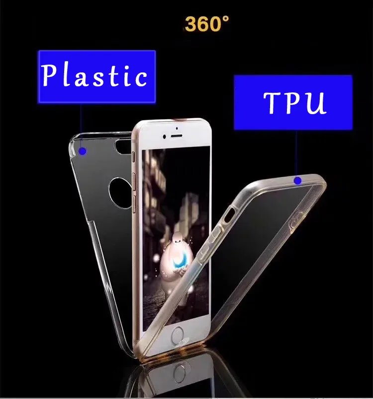 S24 360 Degree Hard PC Soft TPU Cases For Samsung S23 Ultra Plus A14 5G M23 A23 M52 A32 A52 A72 Redmi A1 Xiaomi 12T Full Body Coverage Crystal Double Sided 2in1 Phone Covers