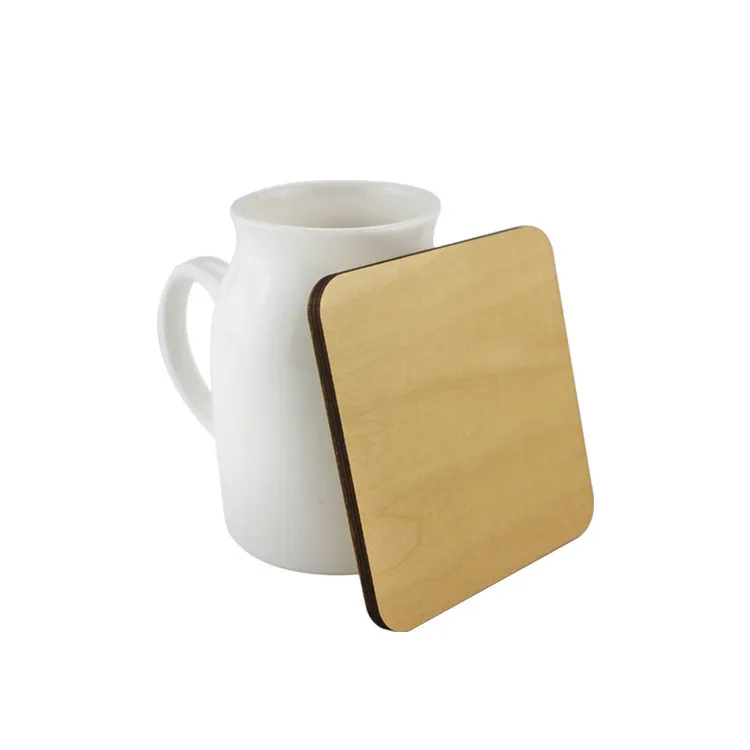 Hot Selling New Arrival Blank Sublimation Wood Car Coasters For Sublimation Printing Can Custom Your Own Design