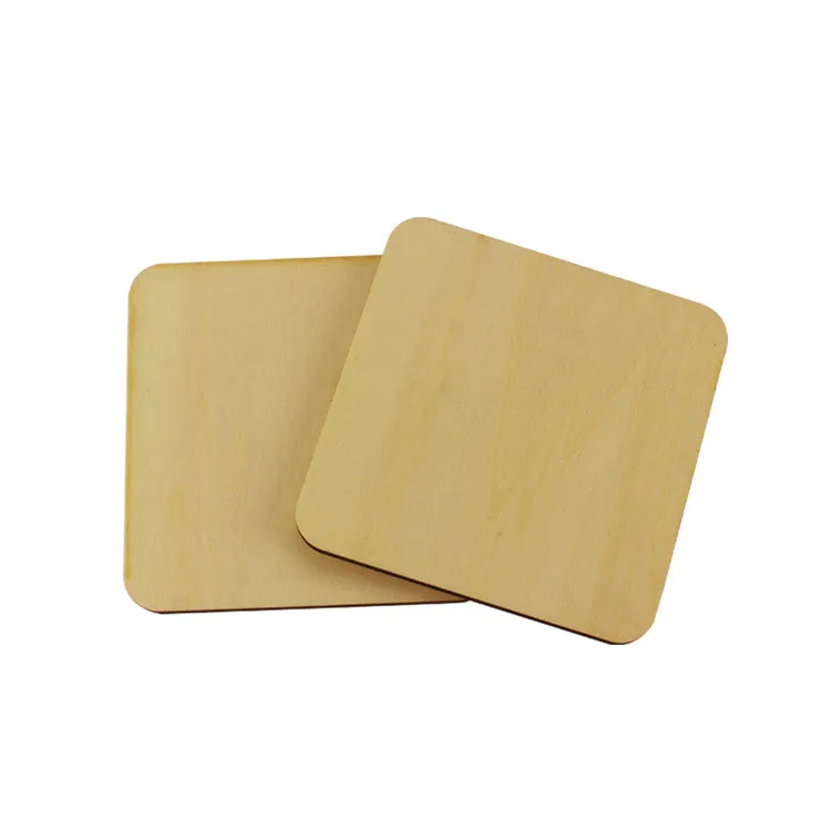 Hot Selling New Arrival Blank Sublimation Wood Car Coasters For Sublimation Printing Can Custom Your Own Design