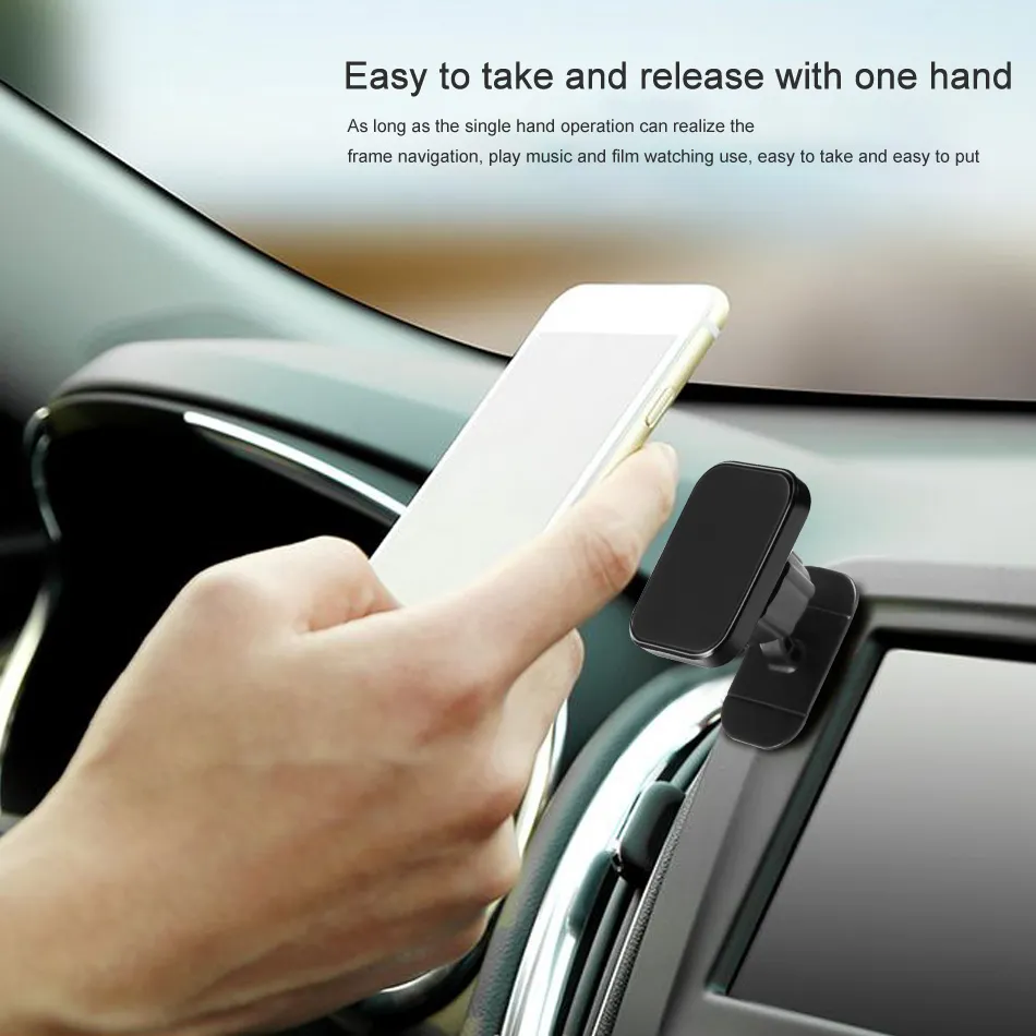 Magnetic Car Mount for Mobile Phone Universal Magsafe Car Smartphones Holder for GPS Air Vent Dashboard Auto Accessories in Retail Box