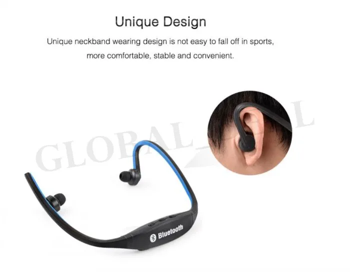 Bluetooth Headphones S9 Wireless Stereo Headset Sports Bluetooth Speaker Neckband Earphone Bluetooth 4.0 With Retail Package With Retail Box