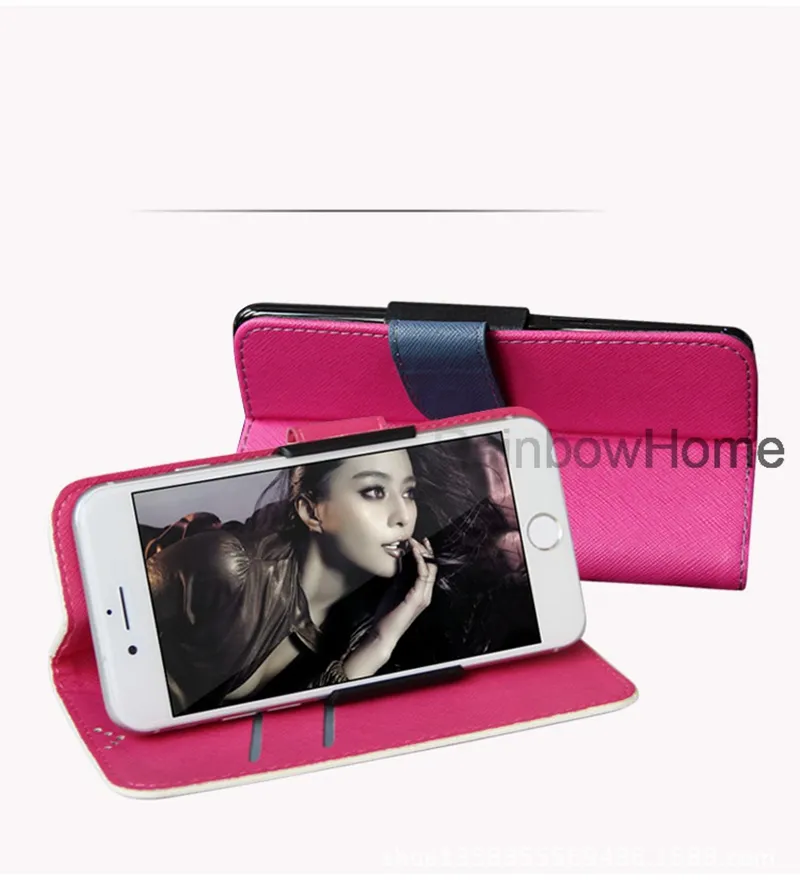 360 Rotating Universal PU Leather Wallet Credit Card Flip phone case 4.1inch to 6.0 6.2 6.7 inch for iphone Samsung HuaWei OPPO XiaoMI Android Cell Phone