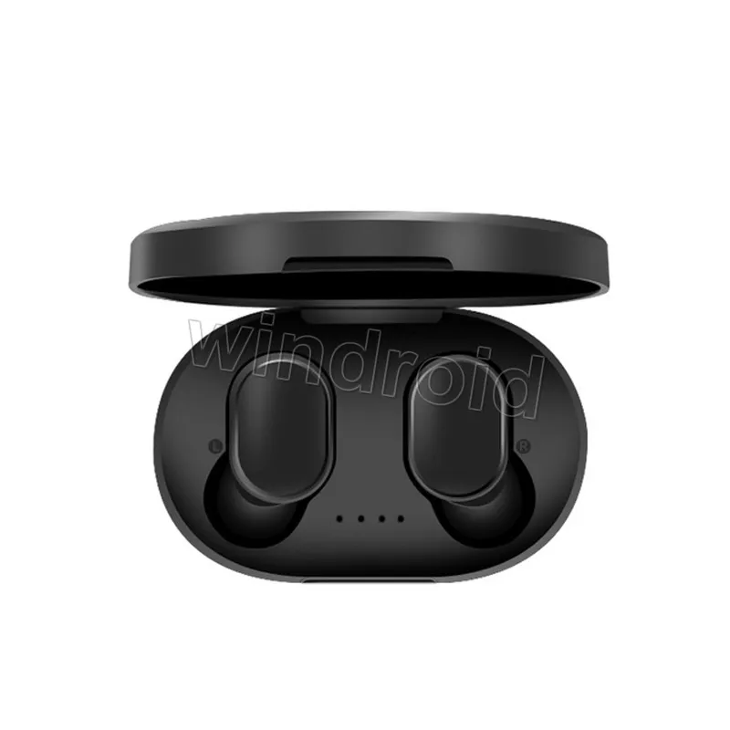 TWS A6S Bluetooth Earphone Headphone Wireless Earbuds Bluetooth 5.0 Waterproof Bluetooth Headset with Mic for all iphone android Smart Phone