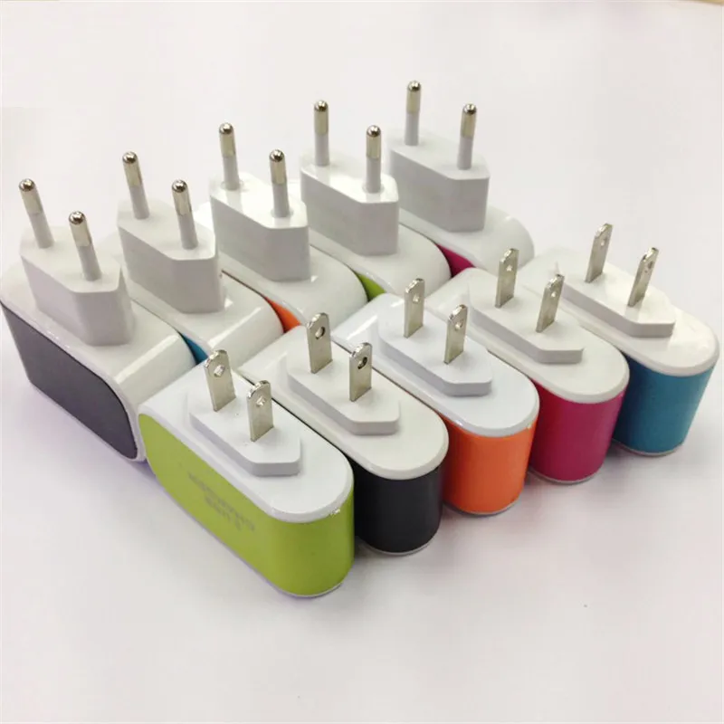 5W 5V 1A USB Power Adapter A1385 A1400 EU/US Plug Wall Charger Mobile Phone Home Charger for XS 8 Travel Adapter Without original retail box