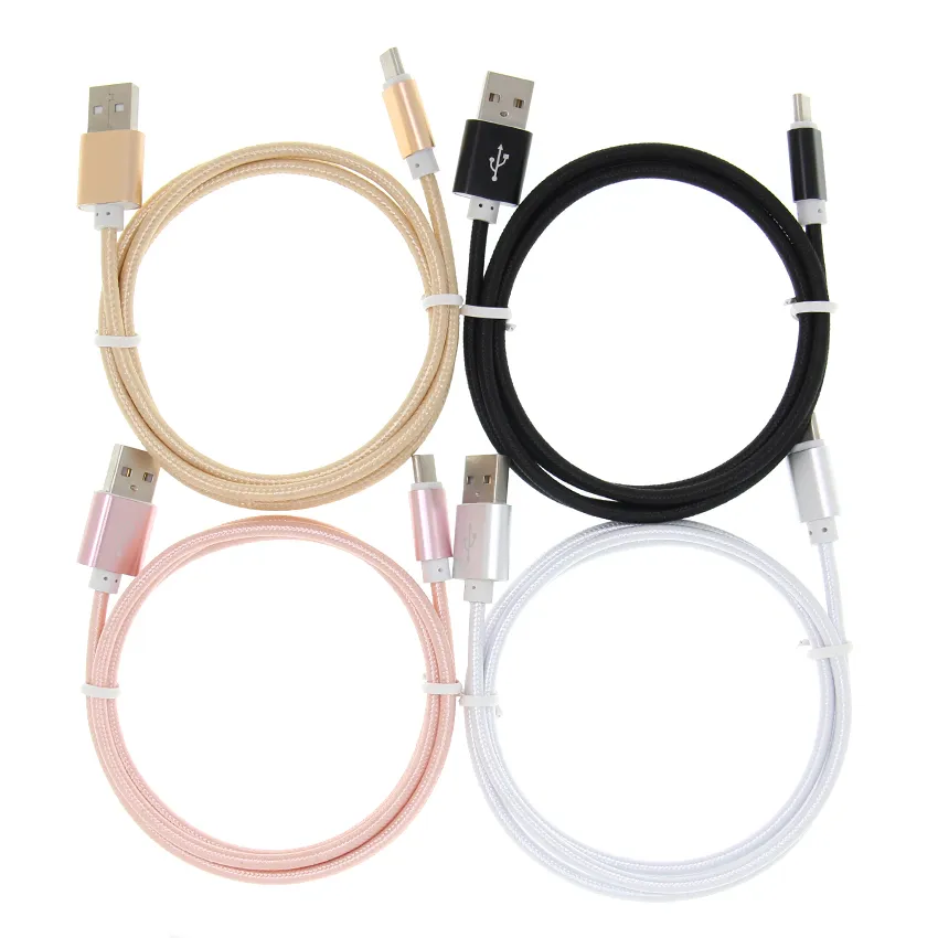 0.25M 1M 1.5M 2M 3M V8 Micro USB Type C Fast Charging Cable Wire Type-C Charger Phone Cables