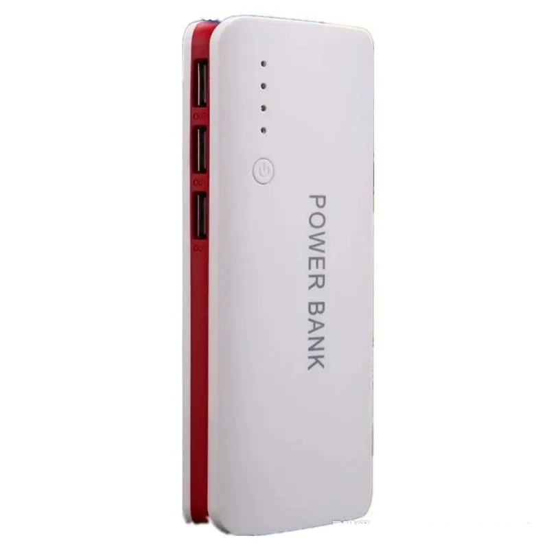 Portable power bank 20000mAh Colorful Universal Power Bank External Battery Backup USB Portable Cell Phone Chargers