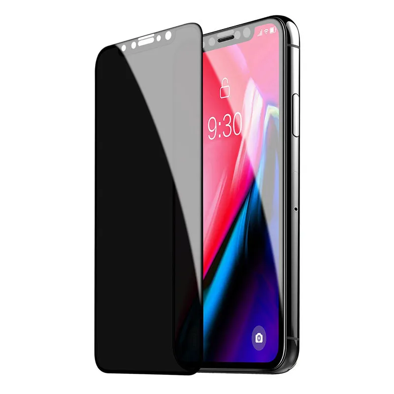 Privacy temper glass full cover screen protector for iPhone 13 pro max x xs xr