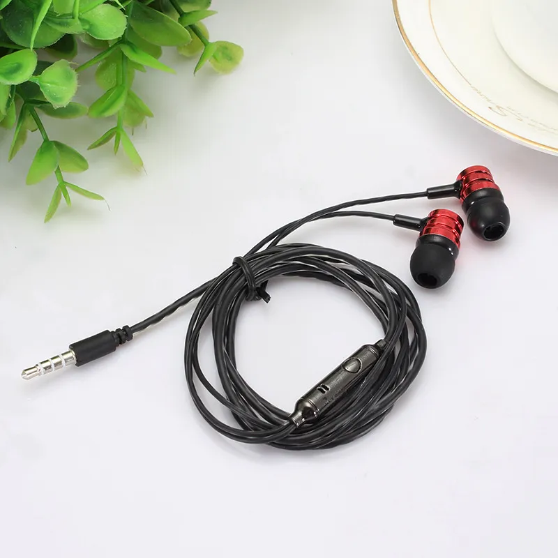 In-Ear Sport Earphone Wired Super Bass 3.5mm Colorful Headset Earbud with Microphone HandsFree for Xiaomi Samsung