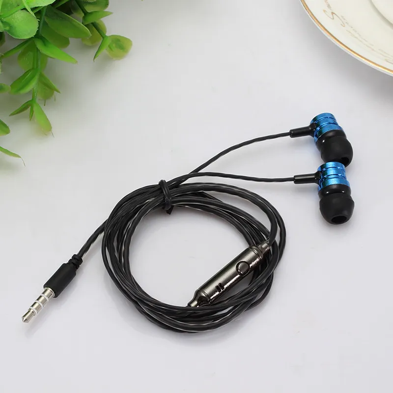 In-Ear Sport Earphone Wired Super Bass 3.5mm Colorful Headset Earbud with Microphone HandsFree for Xiaomi Samsung