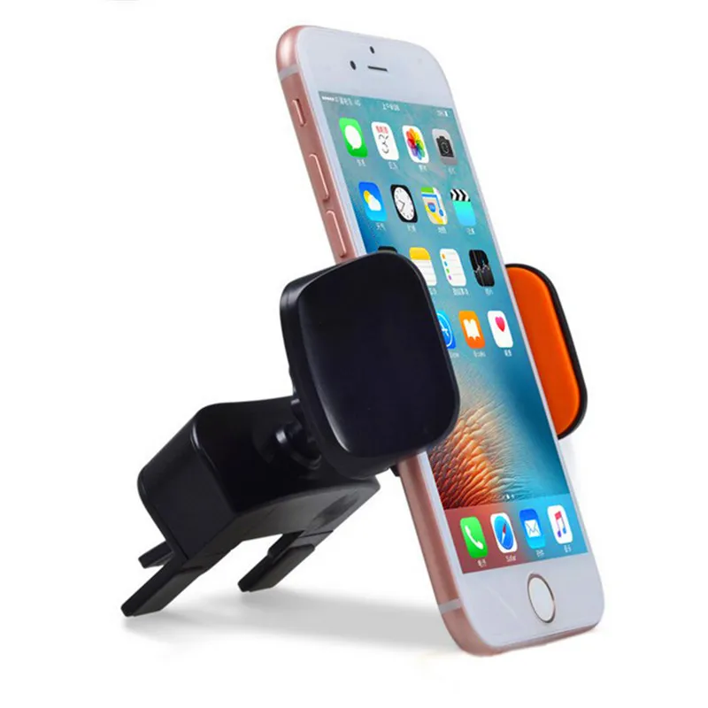 CD Slot Car Phone Holder 360 Degree Rotation Rotatable Car Mounts Air Vent Stand Mobile Cell Phone Bracket Compatible Support For iphone 11