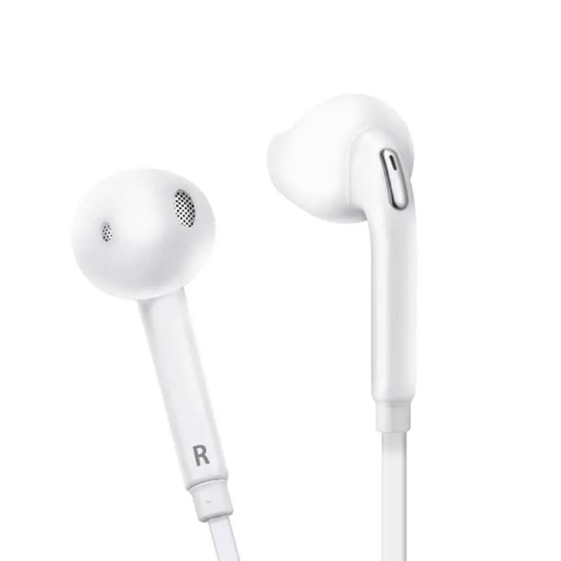 Premium Stereo Quality Factory Promotion For S7 S6 Edge Earphone Earbud Headset Headphones 3.5mm Non Packaging EO-EG920LW