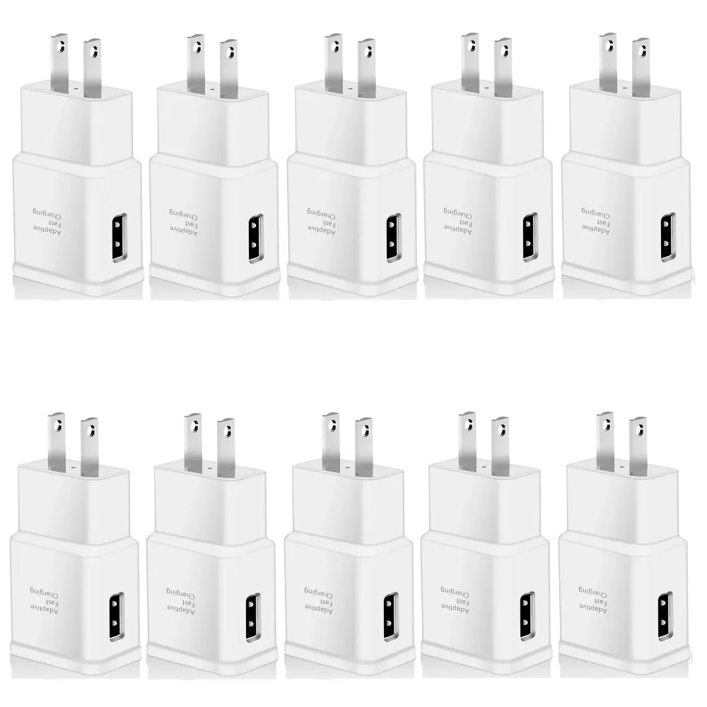 QC3.0 Fast Quick Charging 5V 2A 9V 1.67A AC Power Adapter Wall Charger For Iphone Samsung Galaxy s10 s20 s22 S24 S23 Xiaomi Huawei Android phone