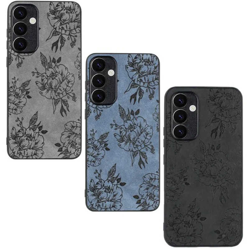 Flower Butterfly PU Leather Hard PC TPU Cases For Samsung S24 Ultra S23 Plus A04S A55 A35 A05S A05 A15 A25 A34 A54 A14 A23 Fashion Floral Rose Sakura Phone Back Cover