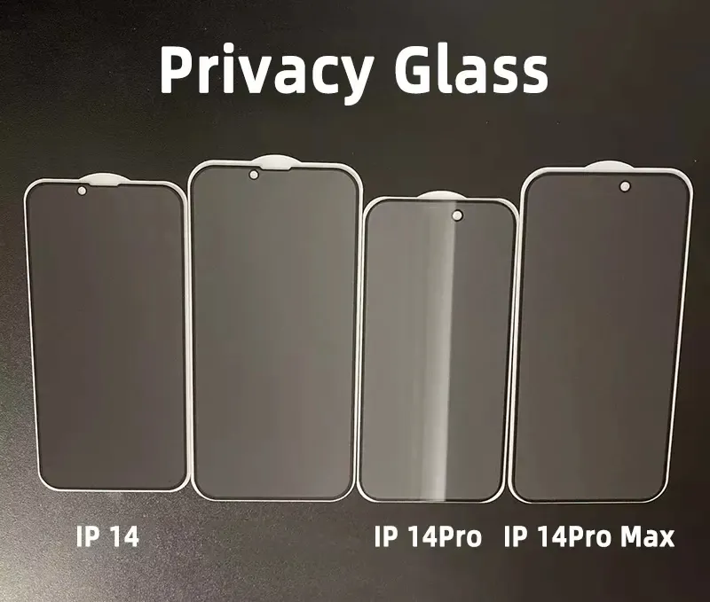 Full Coverage Privacy Tempered Glass Anti-Spy Screen Protector Film For iPhone 15 14 Pro Max 14Pro 13 13pro 12 Mini 11 XS XR X 8 7 6S Plus SE With Retail Package