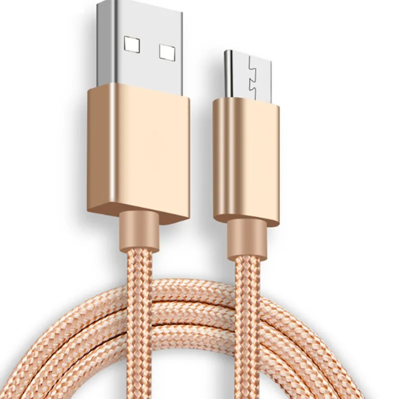 USB Cable Type C cable Adapter Data Sync Metal Charging Phone Adapter Thickness Strong Braided micro usb cable