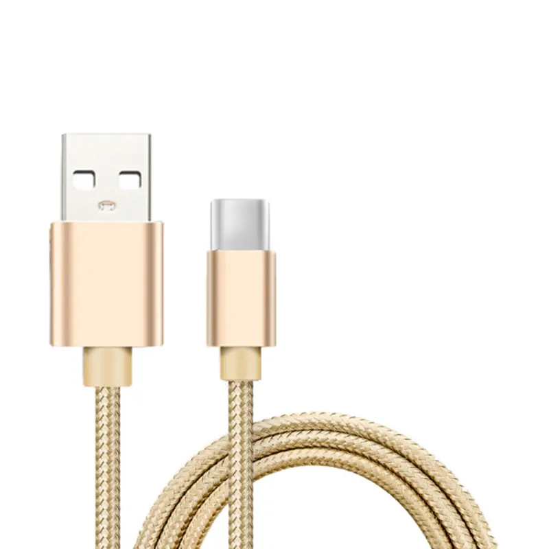 USB Cable Type C cable Adapter Data Sync Metal Charging Phone Adapter Thickness Strong Braided micro usb cable