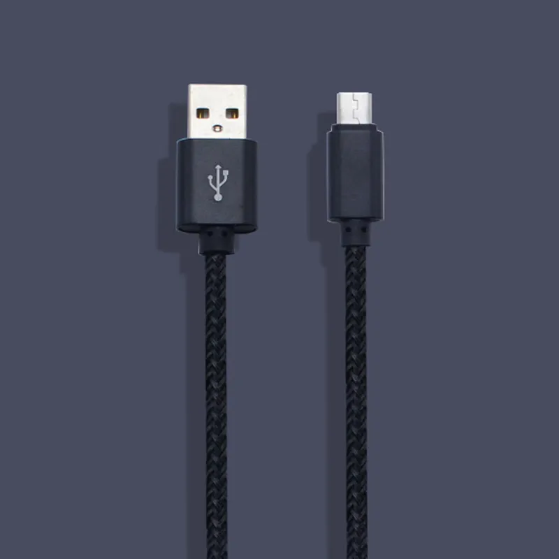 2A USB Cables Type C Data Sync Charging Phone Adapter Thickness Strong Braided micro Cable