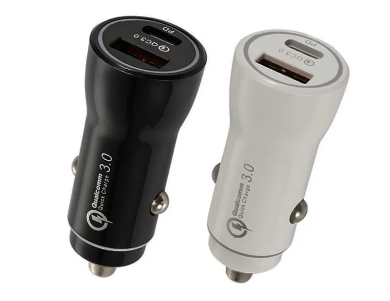 Car Charger Quick Charge QC3.0 QC SCP PD20W Type C 38W Fast USB Chargers For iPhone Xiaomi huawei Samsung Phone