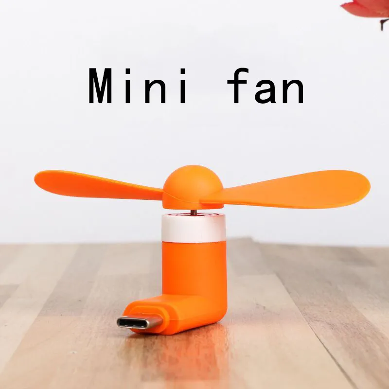 Wholesale Micro Portable USB Mini Fan Phone Accessory For Android Smartphone Random Color DHL 